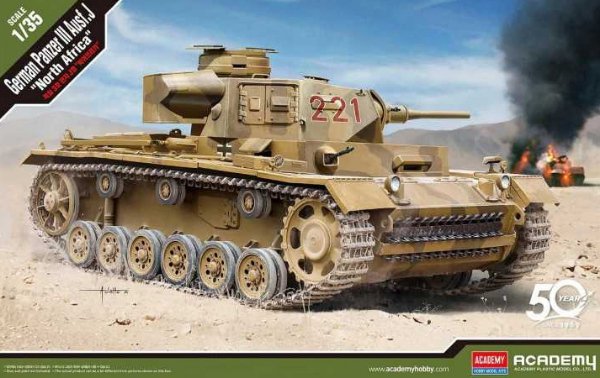 German Panzer III Ausf.J North Africa (Academy 1:35)
