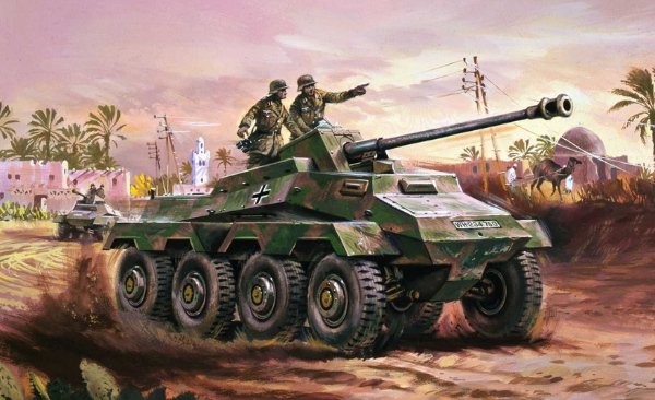 Sd.Kfz.234 Armoured Car (Airfix 1:76)