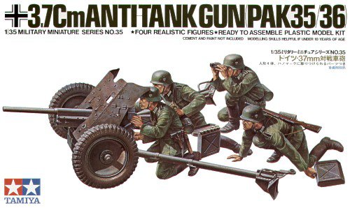 37mm Anti-Tank Gun (Tamiya 1:35)