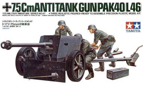 75mm Anti-Tank Gun Pak 40-L46 (Tamiya 1:35)