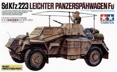 German Armored Car SdKfz. 223 w-Photo Etch.Parts (Tamiya 1:35)