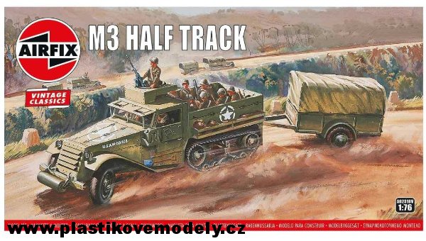 M3 Half Track & 1 Ton Trailer (Airfix 1:76) 