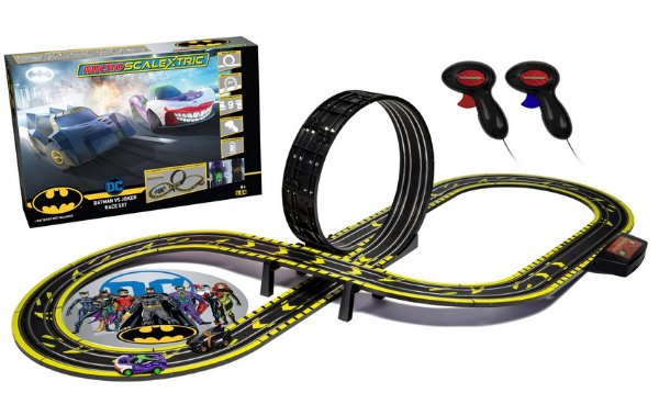 Autodráha MICRO SCALEXTRIC G1155M - Batman vs Joker (Battery Powered) (1:64)
