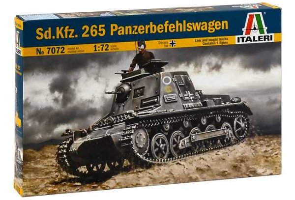 Velitelské vozidlo SD. KFZ. 265 PANZERBEFEHLSWAGEN (Italeri 1:72)