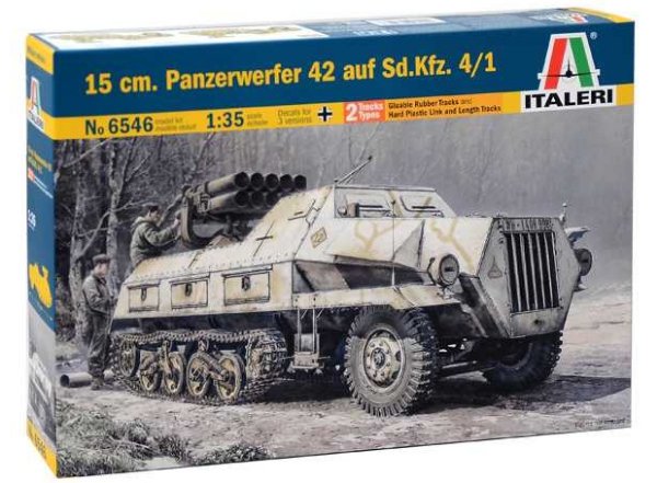 Raketomet 15 cm. PANZERWERFER 42 AUF SD.KFZ. 4-1 (Italeri 1:35)