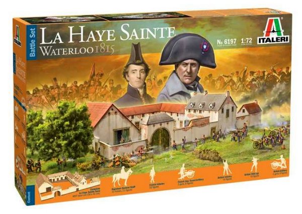 Diorama Waterloo 1815: La Haye Sainte (Italeri 1:72) 