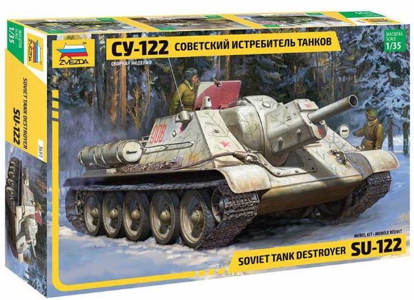 Stíhač tanků SU-122 (Zvezda 1:35)
