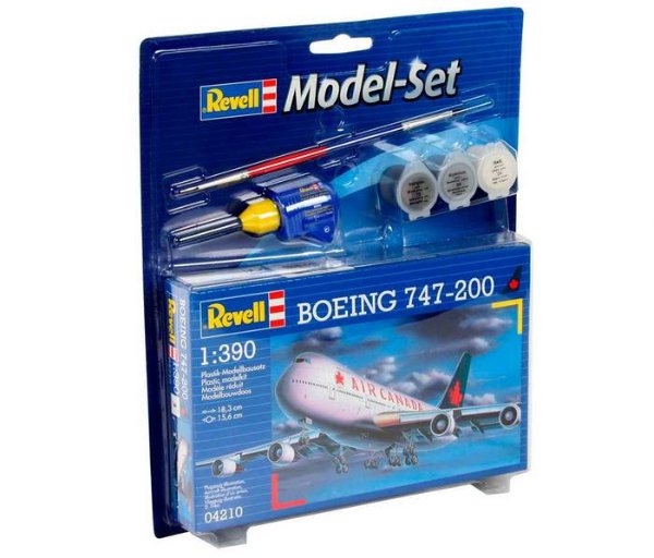 64210 - Set Boeing 747-200 (Revell 1:390)