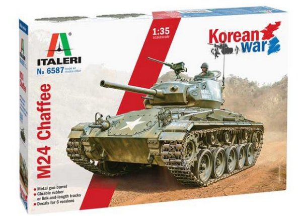 Tank M24 Chaffee Korean War (Italeri 1:35) 