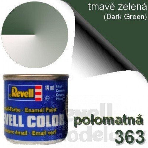 32363 - Hedvábná tmavě zelená 14ml (dark green silk) 363