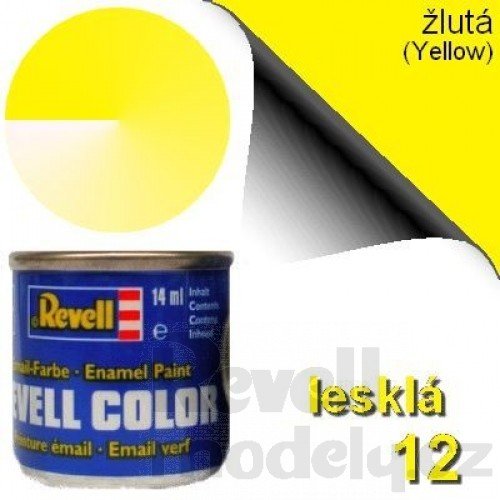 32112 - Lesklá žlutá 14ml (yellow gloss) 12 