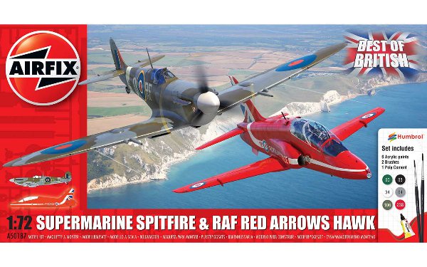 Set Best of British Spitfire and Hawk (Airfix 1:72)