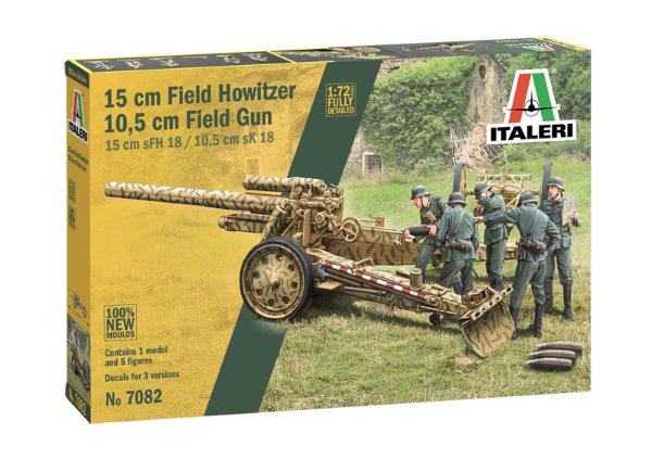 15 cm Field Howitzer - 10,5 cm Field Gun (1:72)