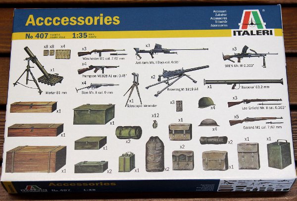 ACCESSORIES USA,GB (Italeri 1:35)