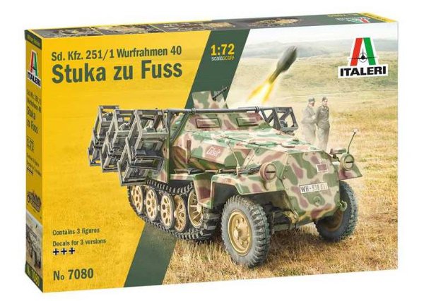 Sd. Kfz. 251-1 Wurfrahmen Stuka zu Fuss (Italeri 1:72) 