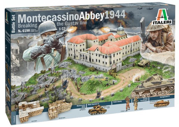 Diorama Montecassino 1944: Gustav Line Batte ( Italeri1:72)