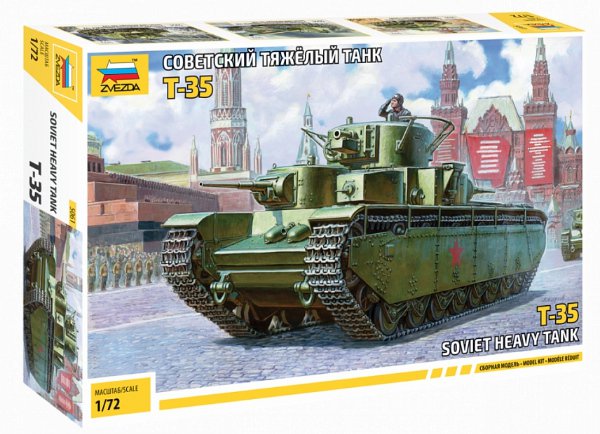 Soviet Heavy Tank T-35 (Zvezda 1:72)