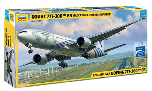 Letadlo Boeing 777-300ER (Zvezda 1:144)