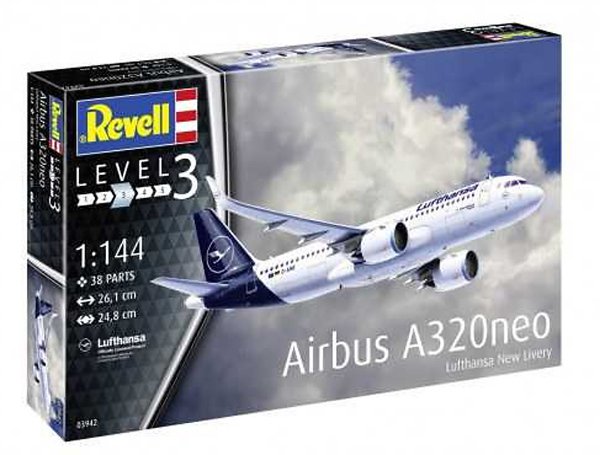 Airbus A320 Neo Lufthansa New Livery (1:144)