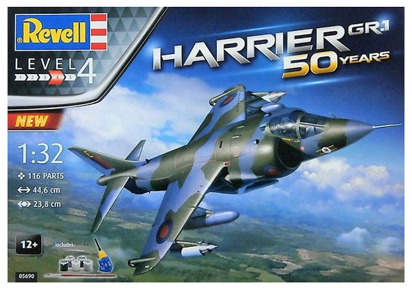 Gift-Set letadlo Harrier GR.1 (Revell 1:32)
