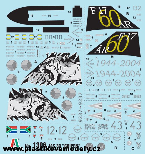 JAS 39 GRIPEN (Italeri 1:72)