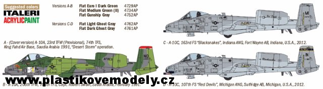 A-10 A-C THUNDERBOLT ll - GULF WAR(Italeri 1:72)