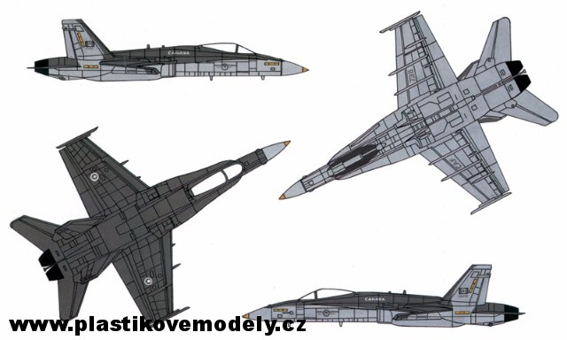 Boeing F-A-18C-D Hornet (Italeri 1:72)