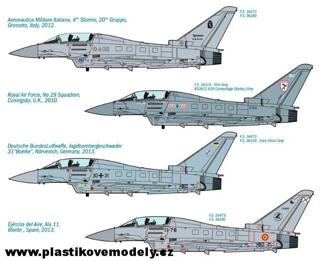 EF 2000 TYPHOON with seater (Italeri 1:72) 