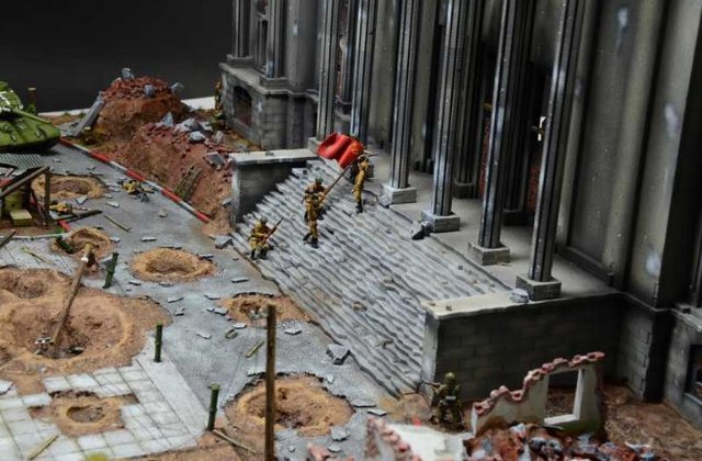 Diorama Berlin 1945: Battle for the Reichstag (Italeri 1:72)