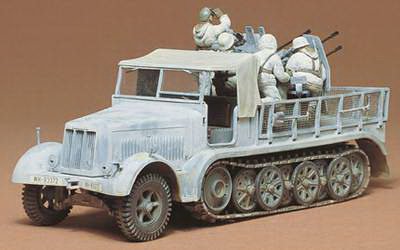 Sd.Kfz.7-1 German 8ton Semitrack 20mm Flakvierling (Tamiya 1:35)