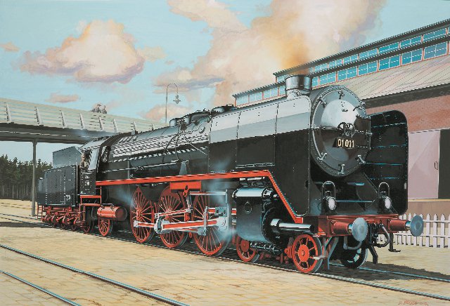 Lokomotiva Schnellzuglok BR01 mit Tender 2´2´ T32 (1:87)