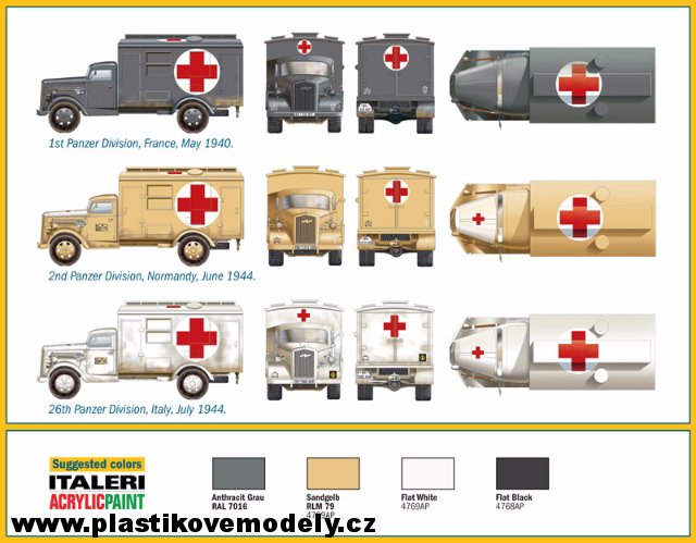 Kfz. 305 AMBULANCE (Italeri 1:72)