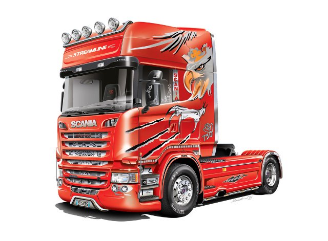 Truck SCANIA R730 STREAMLINE 4x2 (Italeri 1:24) 