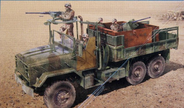 Nákladní vůz M923 HILLBILLY Gun Truck (Italeri 1:35) 
