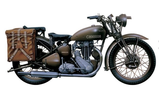 Motocykl TRIUMPH (Italeri 1:9)