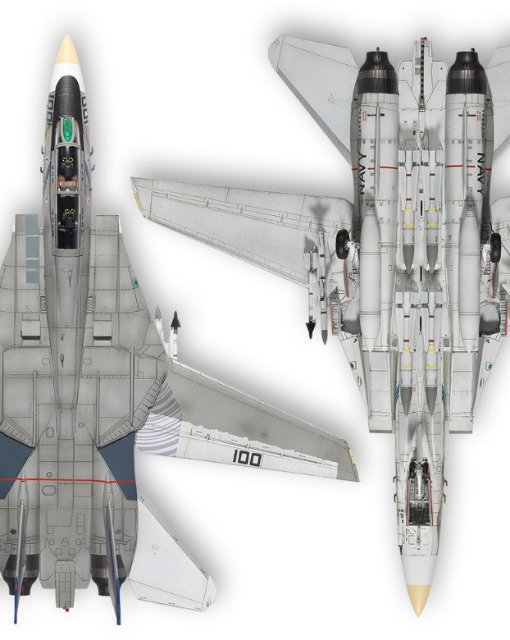 Grumman F-14A Tomcat VF-143 Pukin Dogs (Academy 1:72)