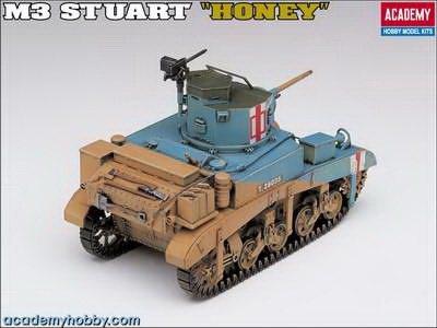 BRITISH M3 STUART HONEY (Academy 1:35) 