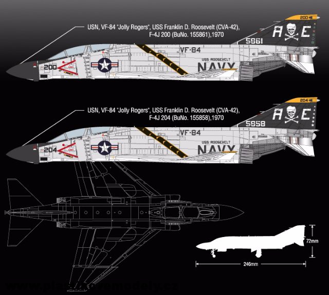 F-4J USN VF-84 Jolly Rogers (Academy 1:72)