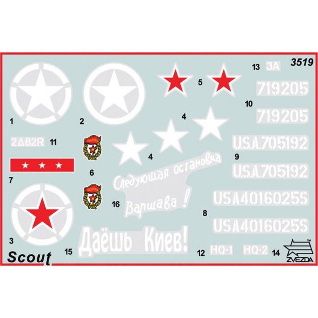 M-3 Armored Scout Car (Zvezda 1:35) 