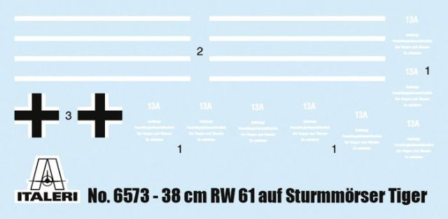 38 cm RW 61 auf STURMMORSER TIGER (Italeri 1:35)