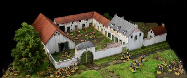 Diorama Waterloo 1815: La Haye Sainte (Italeri 1:72) 