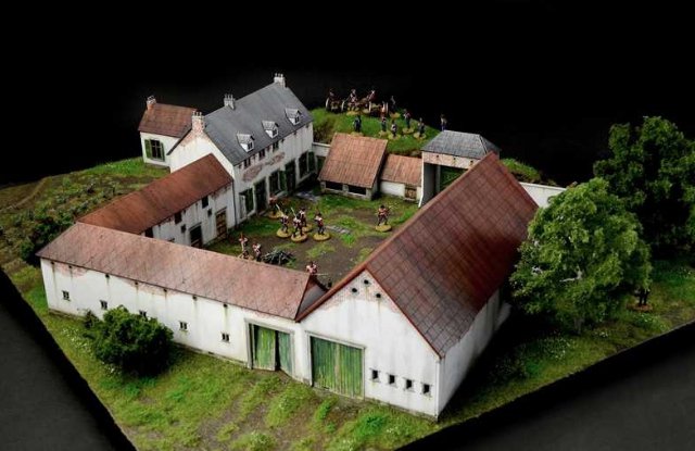 Diorama Waterloo 1815: La Haye Sainte (Italeri 1:72) 