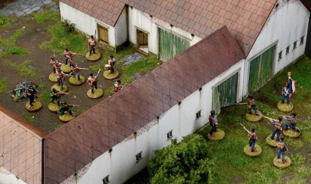Diorama Waterloo 1815: La Haye Sainte (Italeri 1:72) 