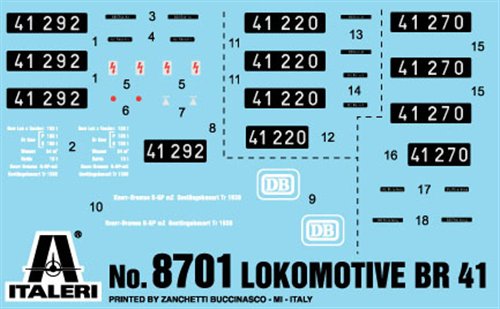 Lokomotive BR41 (Italeri 1:87 - HO)
