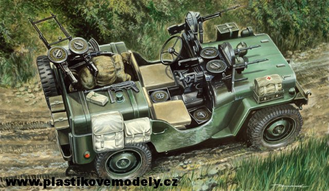 Jeep Willys MB COMMANDO CAR (Italeri 1:35) 
