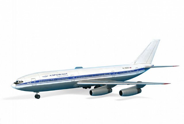 Letadlo Ilyushin IL-86 (Zvezda 1:144)