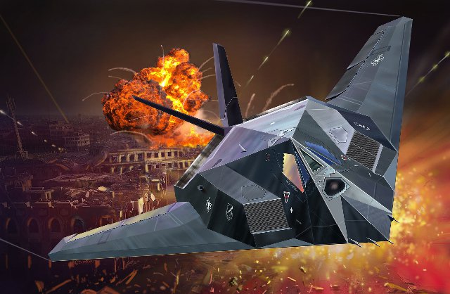 Lockheed Martin F-117A Nighthawk Stealth Fighter (Revell 1:72)