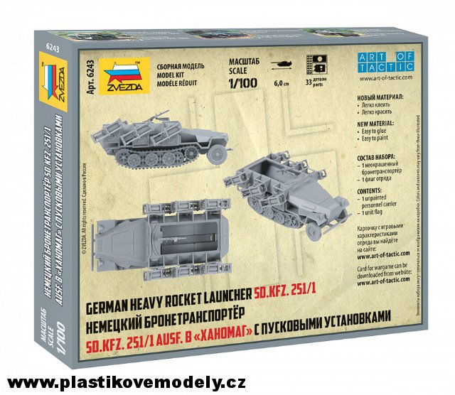 Sd.Kfz.251-1 Ausf.B Stuka (Zvezda 1:100) > 1:100