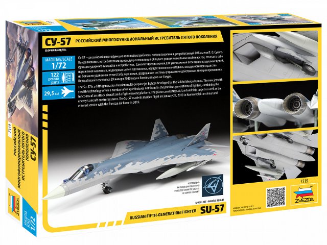 Letadlo Sukhoi SU-57 (Zvezda 1:72)