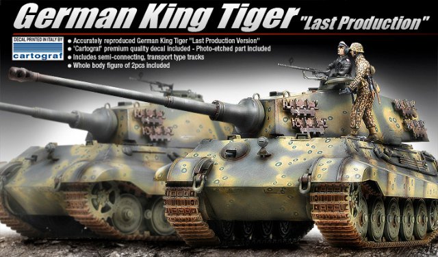 German King Tiger Last Production (Academy 1:35) 